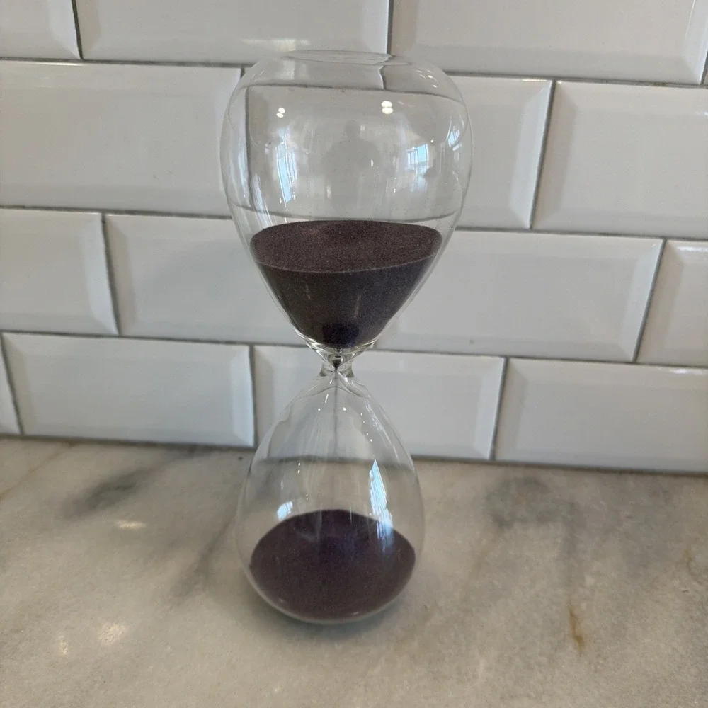10 Inch Sand Timer With Purple Sand‎ 240min OLA006